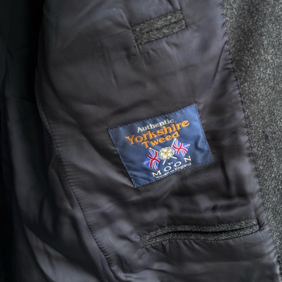 J. Crew Tweed Ludlow Moon Wool Sport Coat Jacket Size 40R - Picture 5 of 8